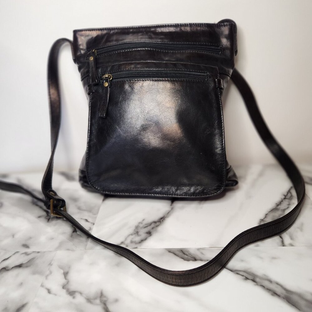 ALDO WOMENS BLACK SQUARE CROSS BODY PURSE